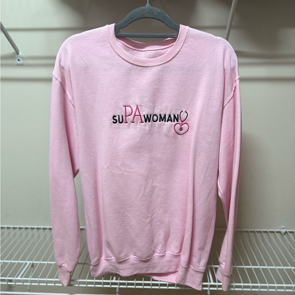 Pink SUPAWOMAN Sweatshirt